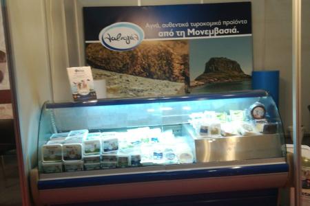 Laviogal, Traditional Cheese Factory, Monemvasia Cheese Factory, Laconia Cheese Factory, Feta, Monemvasia Feta, Goat Cheese, Monemvasia Goat Cheese, Mizithra, Monemvasia Mizithra, Graviera, Monemvasia Graviera, Kefalotyri, Sfela, Psistiri, Butter, Barreled Feta, Feta in a pot, Barreled Goat Cheese, Graviera with olive oil, Graviera with Boukovo, Graviera with Pepper, Krasograviera, Touloumotiri, Monemvasia Cheeses